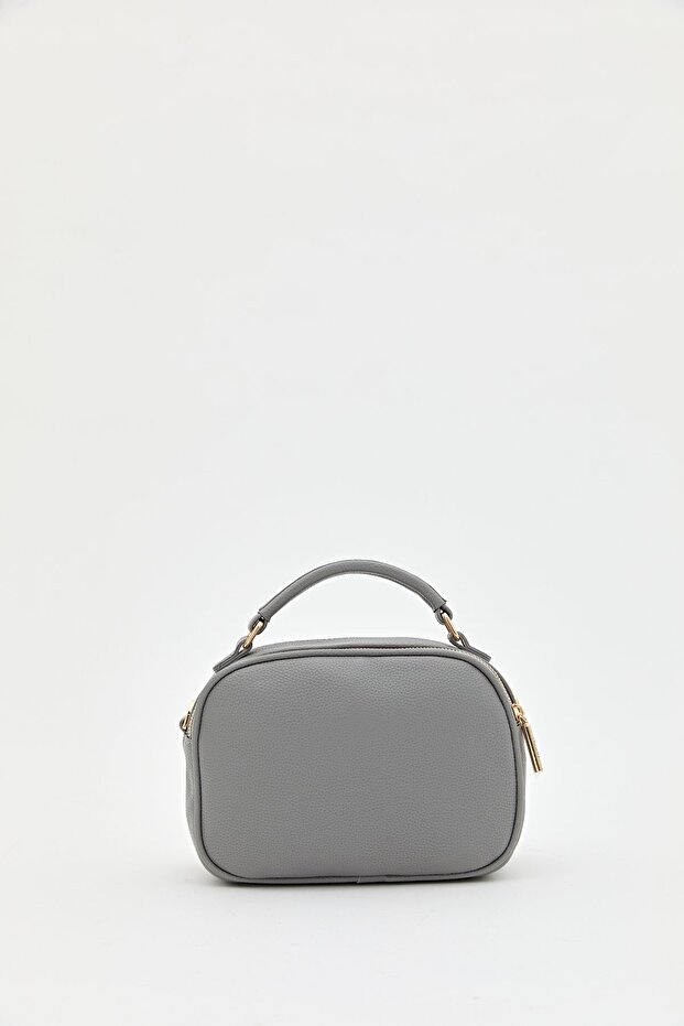 Çapraz Askılı Çanta Gri - 4
