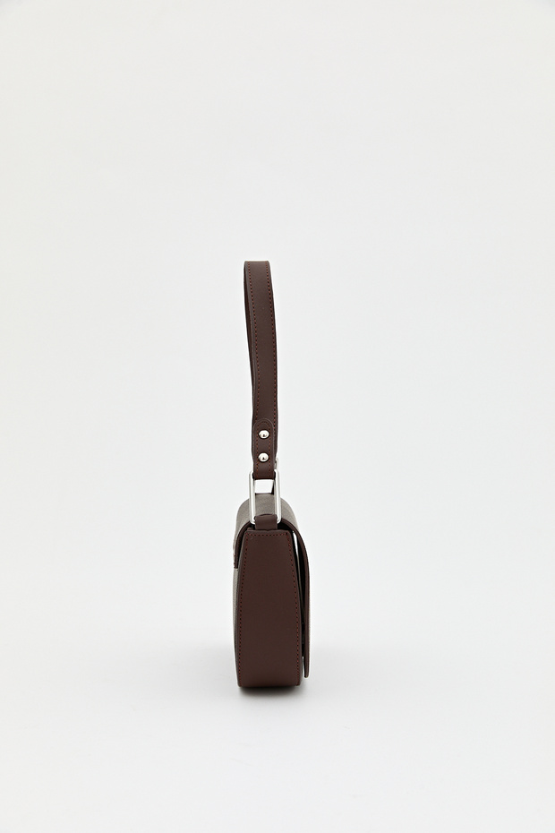 Monogram Covered Shoulder Bag Brown - 3
