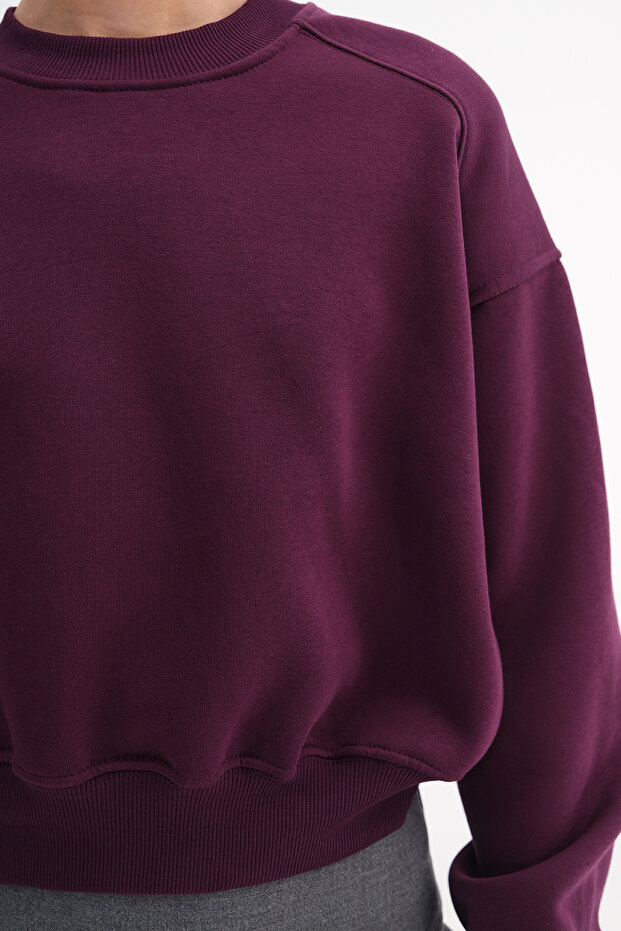 Şardonlu Basic Sweatshirt S3812-İ13 - 3
