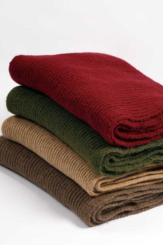 Fitilli Örme Atkı - 5