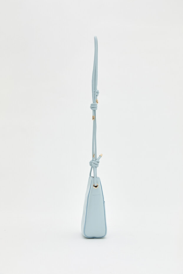 Çapraz Askılı Mini Çanta Mavi - 3