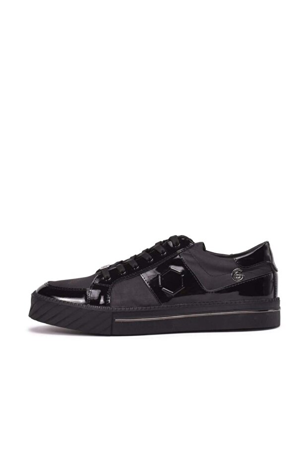 Leroy Men's Genuine Patent Leather Sneaker Shoes 22465-3