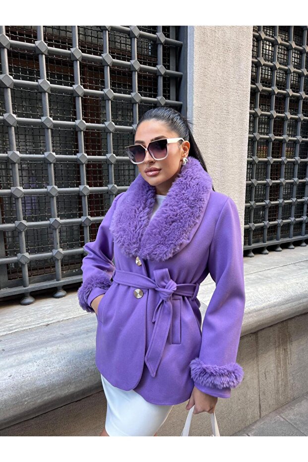 Belted Cashmere Jacket