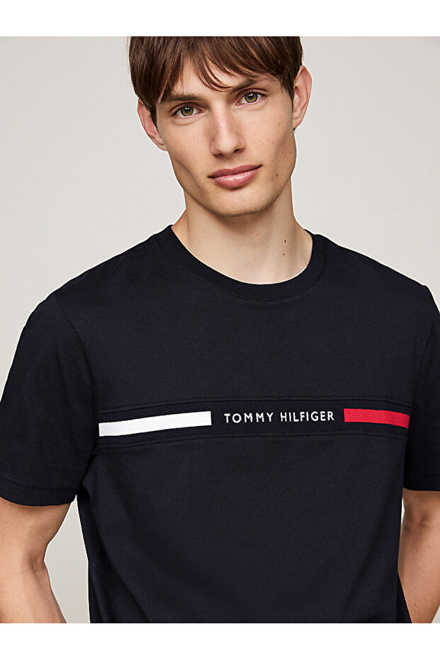 Erkek Hilfiger Chest T-shirt - 4