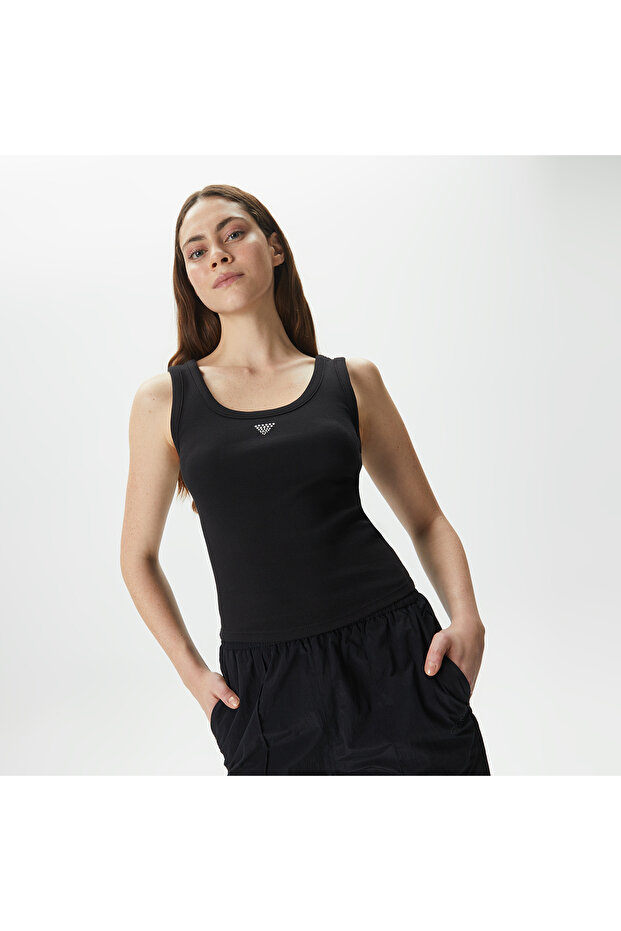 Triangle Bling Kadın Siyah Top - 1