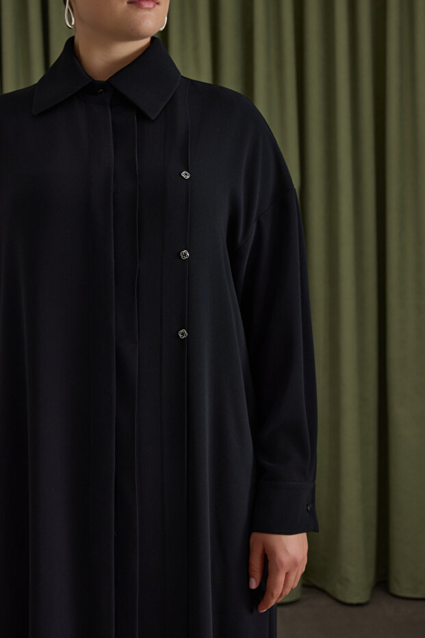 Koza Logolu Elbise - 4