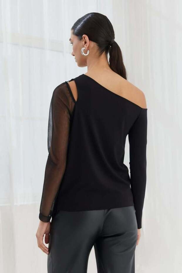 22322 BLUZ SİYAH - 4