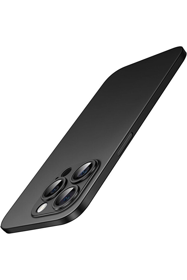 Ultra Slim Case for iPhone 14 Pro 6.1-inch, Camera Lens Cover, Matte PP (Black)