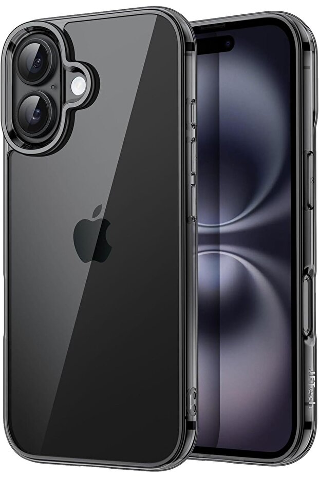 Case for iPhone 16 Plus 6.7-Inch, Non-Yellowing Shockproof Phone Bumper Cover, Anti-Scratch C