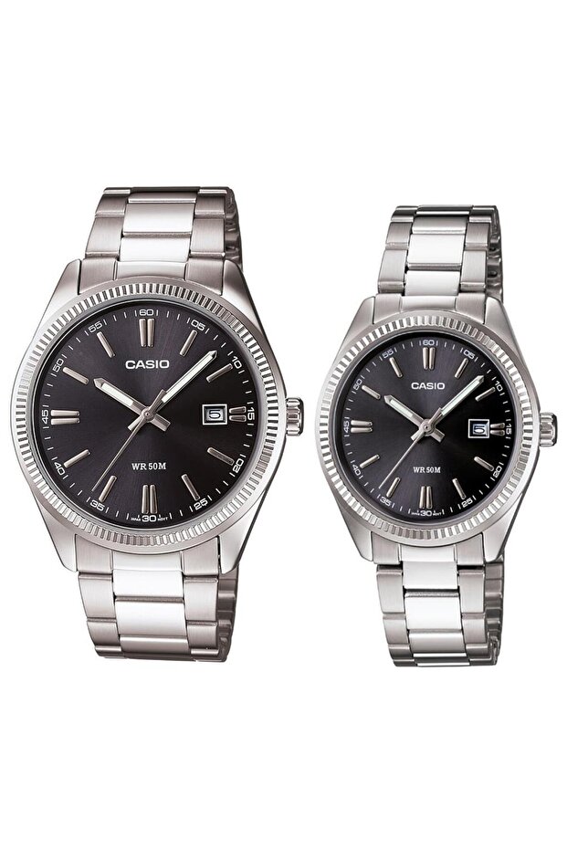 Mtp-Ltp-1302D-1A1Vdf Couple Wristwatch (Women'S-Men's)