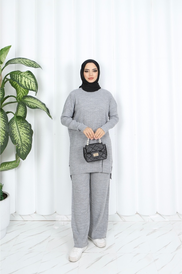 Hair Braided Knitwear Set