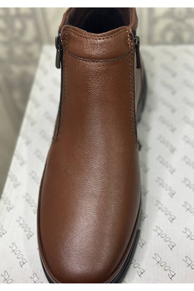 Taba Deri Erkek Kışlık Bot - 2