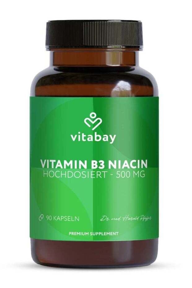 Vitamin B3 Niacin Flush-free 500 mg - 90 vegan capsules