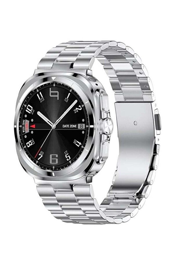 Stainless Steel Band for Samsung Galaxy Watch Ultra 47mm - Solid Metal No-Gap Strap