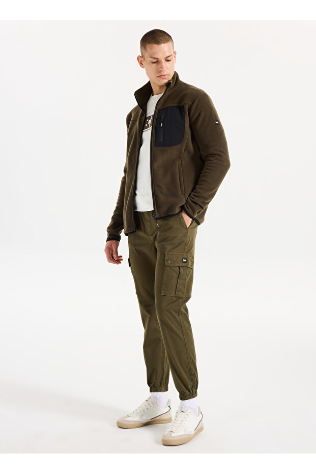 Polar Sweatshırt, M, Haki - 2