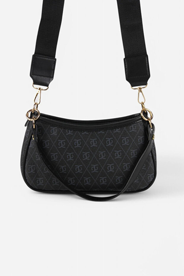 SİYAH Monogram Baget Ve Çapraz Çanta - 2
