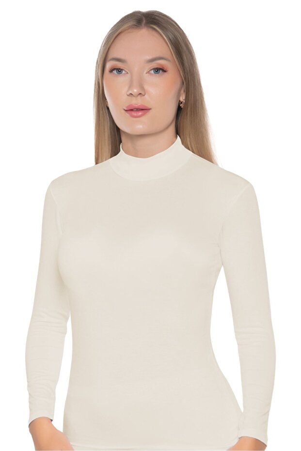 Long-Sleeved Half Fisherman Stretch Fabric Badi Q2511