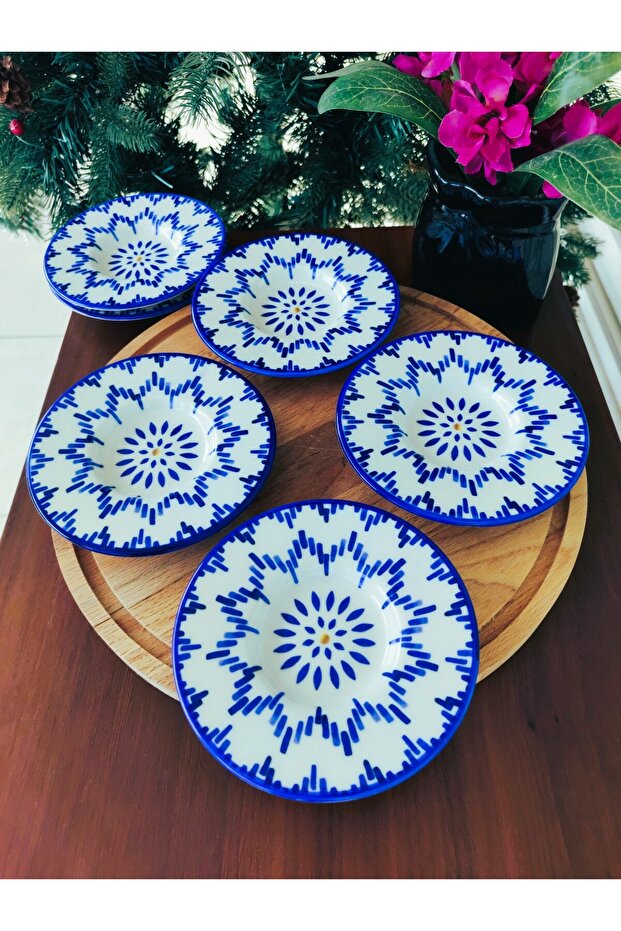 Luxe Mixte 6'lı Çay Tabağı Seti - 5