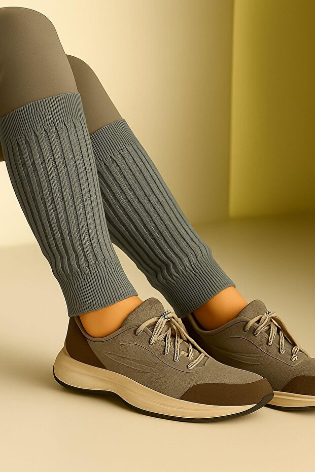 3 Çift Basic Kalın Pamuk Karışımlı Tozluk - 6