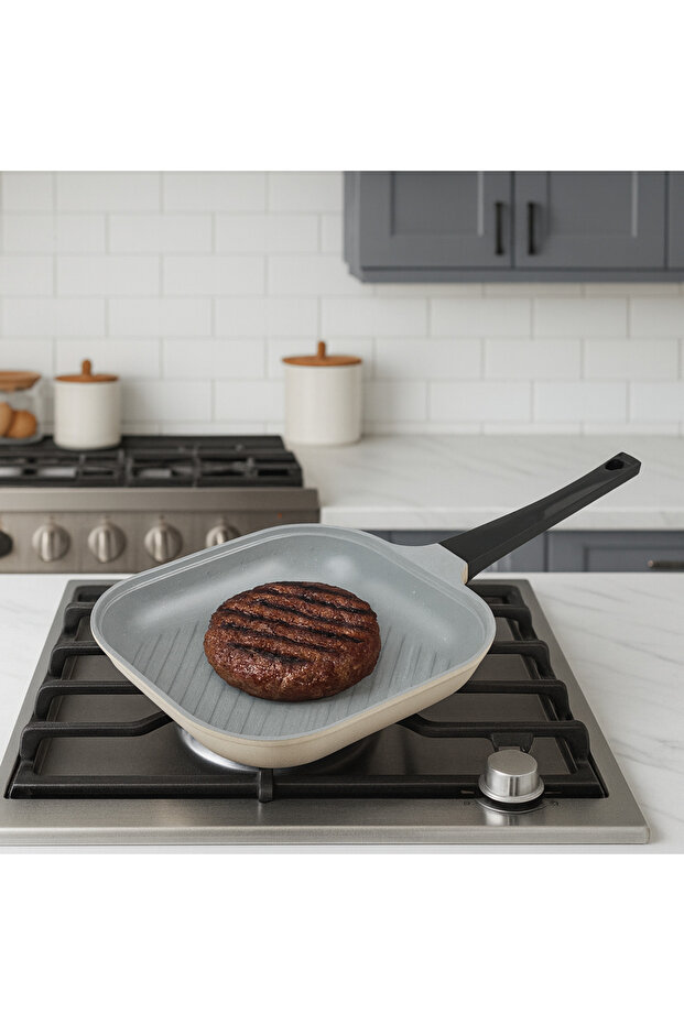 طاوة شوي جرانيت لاهويا بيج 28 سم – للشوي الاحترافي بنكهة رائعة! 🍖✨ - 1