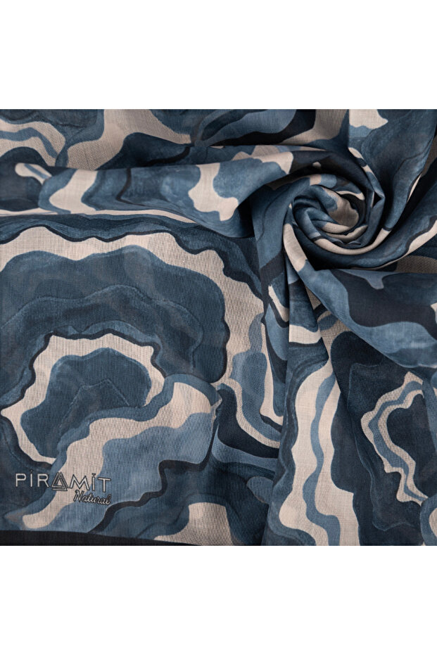 Naturel Eşarp | Ebru - 2