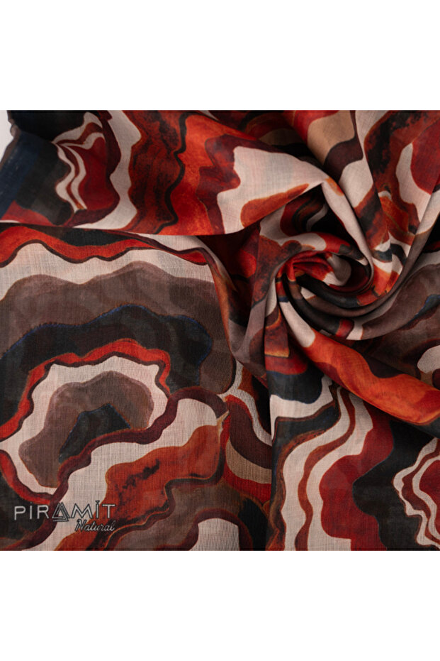 Naturel Eşarp | Ebru - 2