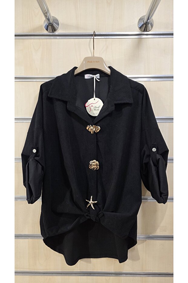 Gömlek Broş Düğmeli - 3