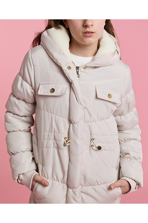 سترة بغطاء رأس بغطاء رأس وسحاب للإغلاق - 5