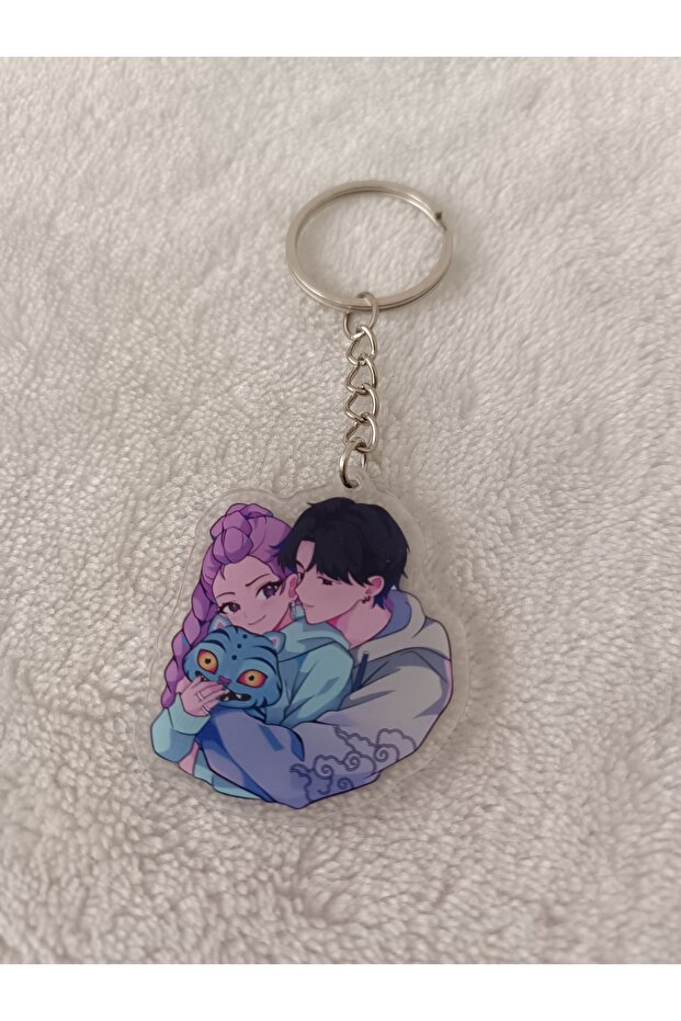 K Pop Demon Hunters Rumi Jinu Zoey Mira Anime Acrylic Keychain