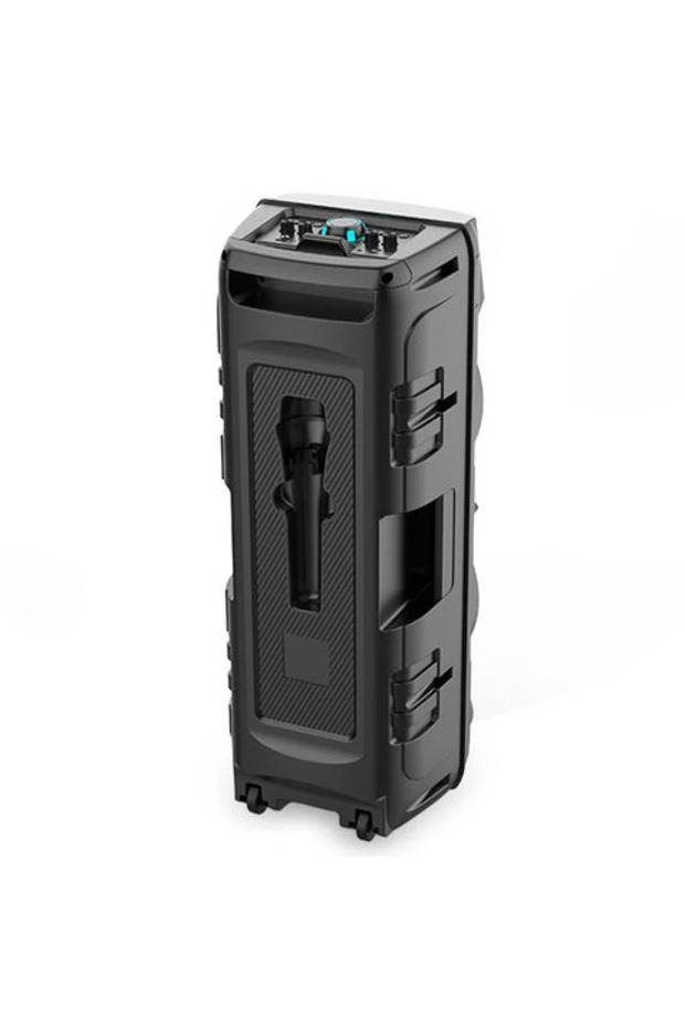 ZQS8210 Wireless Rainbow Colour Changing Party Speaker Multiple Inputs & Microphone - 5