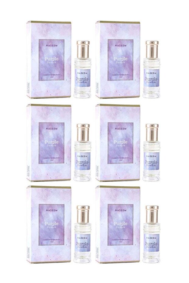 Purple Dream Perfume Oil Roll-On for Men & Women - 6ml (Pack of 6)