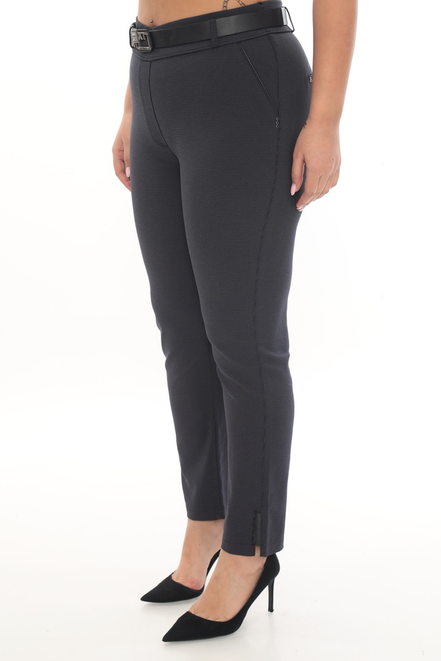 بنطلون بيتي مربعات كبير الحجم - 2