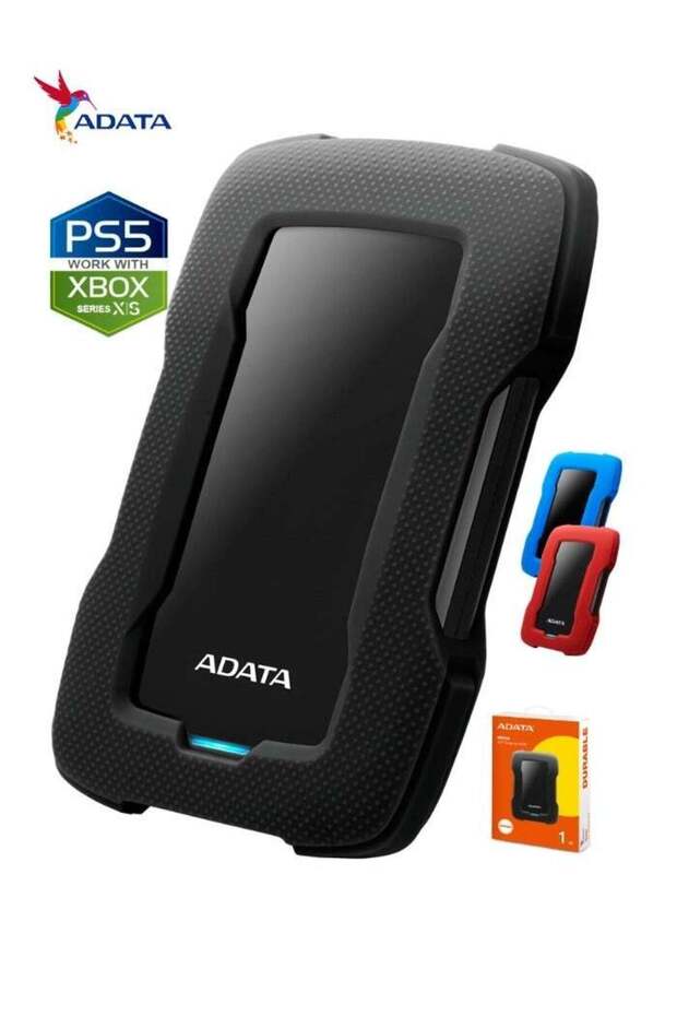 HD330 1TB External HDD | Anti-Shock Hard Drive | Compatible with PS5 and XBOX | Black