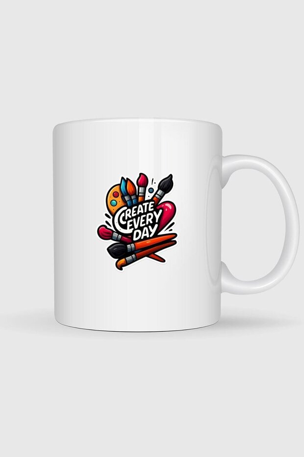 Create Every Day, Painter, Draw or Paint Printed Mugs