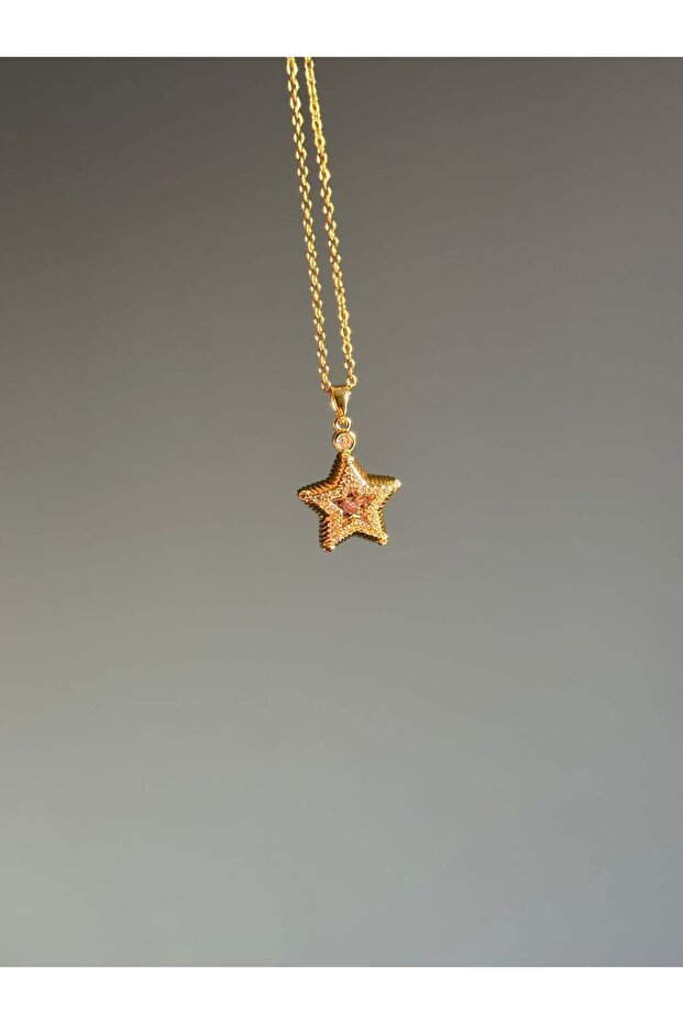 Star Kolye Pembe