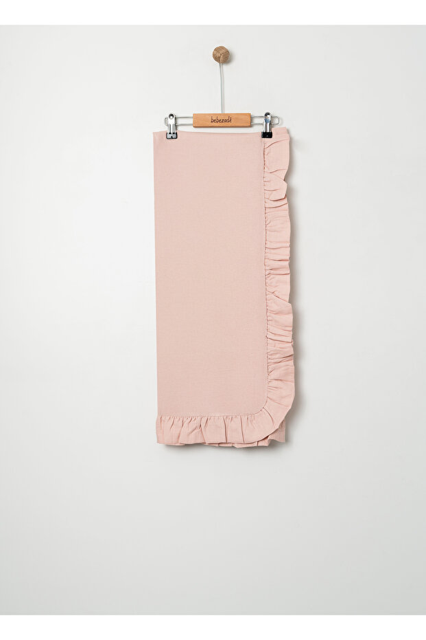 Ruffled Double Layer Muslin Blanket - 1