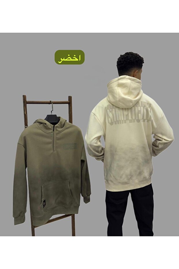 هودي اوفر سايز مبطن للجنسين