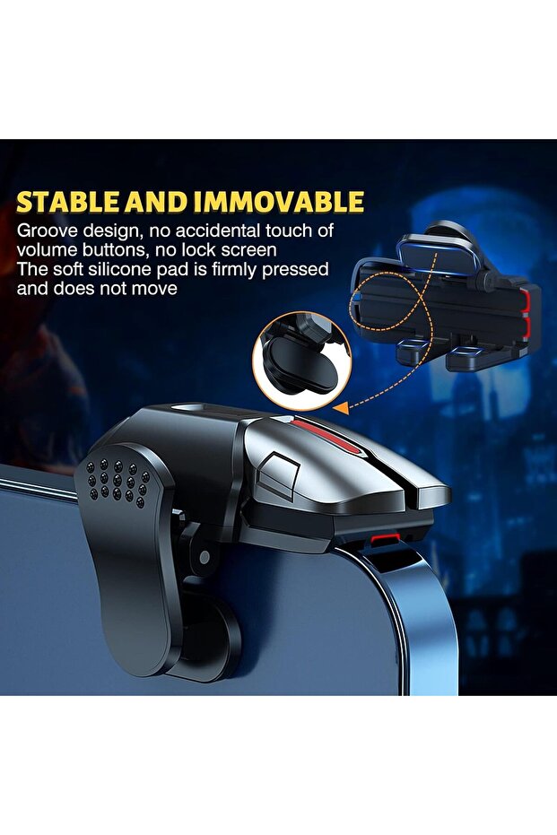 Exifor Game Trigger - 6-Finger Mobile Controller (Developer 2024), Compatible with iPhone & Android - 5