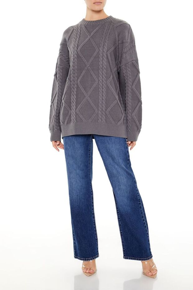 Örgü Desenli Kazak - 4