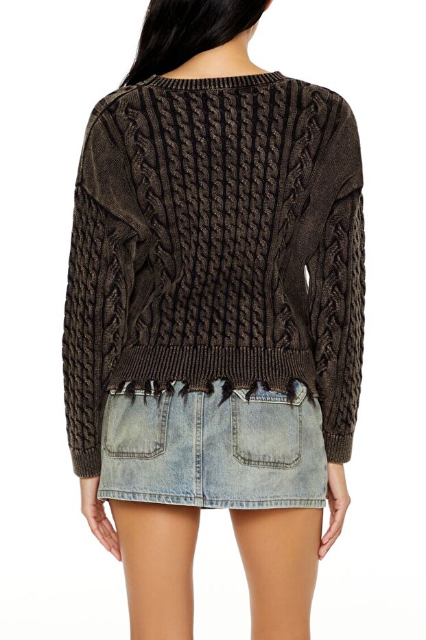 Yıldız Patchwork Detaylı Kazak - 3