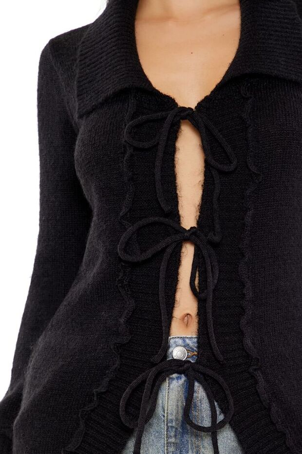 Bağlamalı Ön Hırka - 5