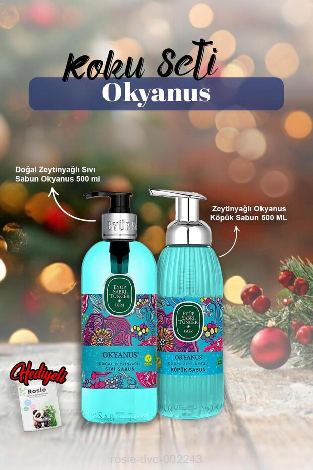 Ocean Foam and Liquid Soap 500ml and Rosie Cotton
