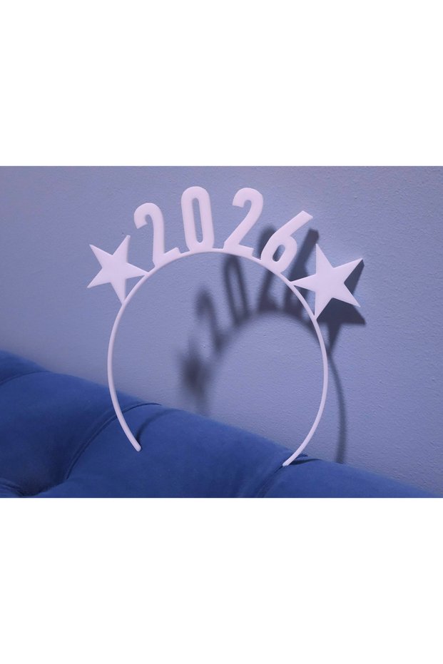 Sparkly 2026 New Year Party Crown Headband