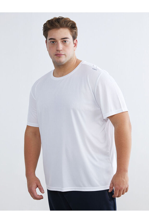 Esvab • Modern & Distinctive Large Size Zero Roba Collar Men's Sports T-Shirt