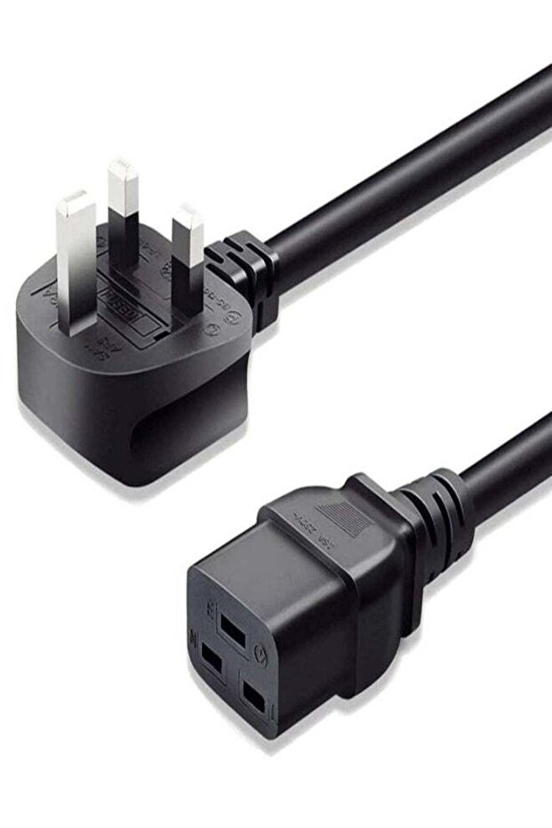 سلك تمديد طاقة، من C19 إلى C20 بطول 1.5 متر - شديد التحمل، 20 أمبير، 250 فولت، 12 AWG، وحدة توزيع طاقة الخادم UPS لأجهزة الكمبيوتر
