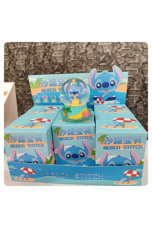 Stitch Işıklı Kar Küresi - 1