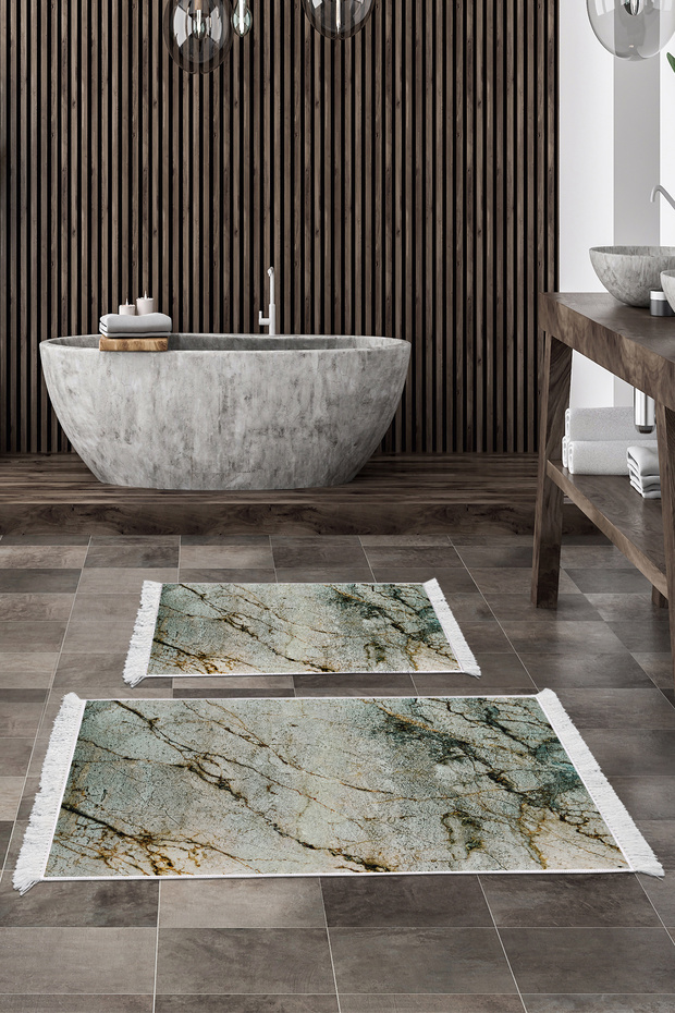Home Non-Slip Base Djt Toilet Set Star Leather Fringed Marble E5031 Colorful
