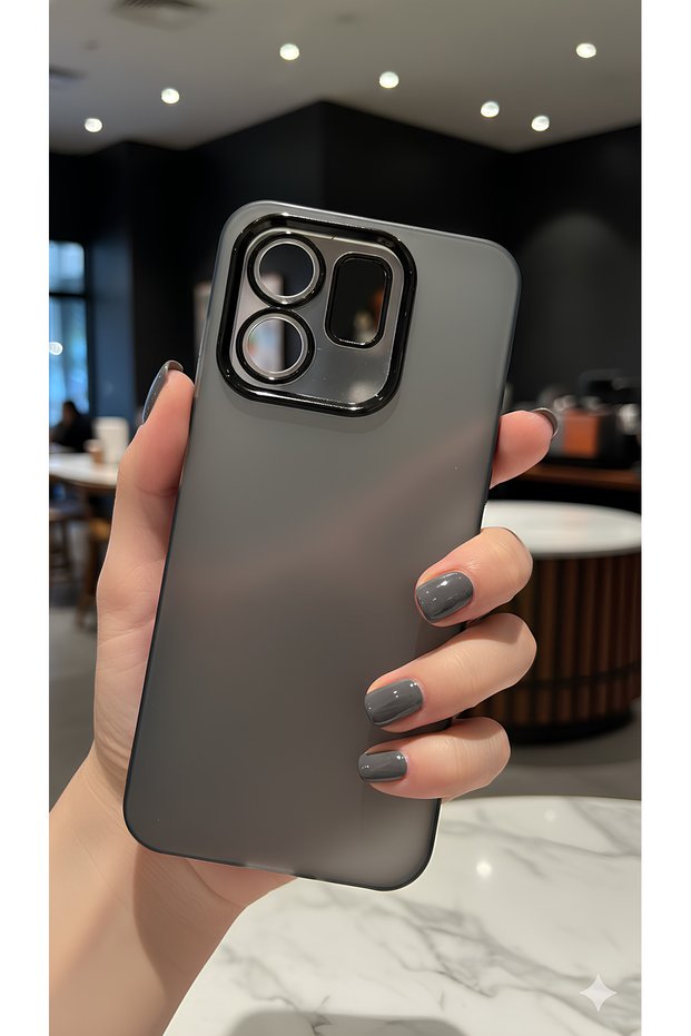 Infinix Hot 50I Compatible Case Translucent Structure Camera Protection Non-Fingerprint Matte Cover
