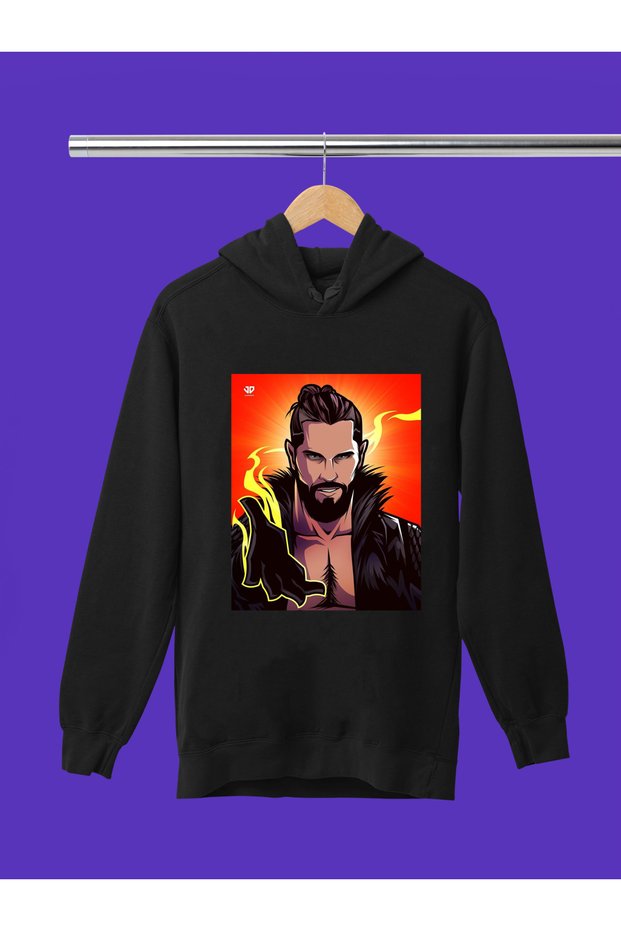 James Diato Wwe Printed 100% Cotton Soft Texture Hooded Kids Sweatshirt