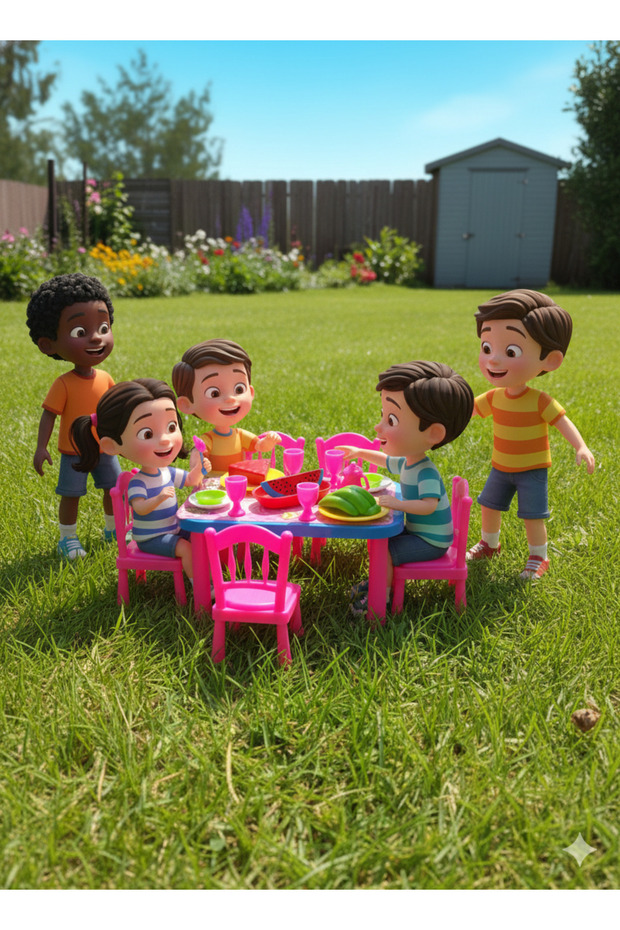 مجموعة ألعاب طاولة الطعام والمطبخ - 2